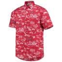 MLB Atlanta Braves Hawaiian Shirt Red Aloha Beach Pattern