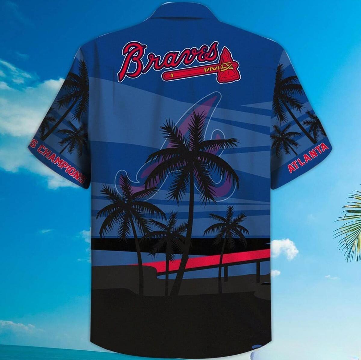 Vintage Atlanta Braves Champions Hawaiian Shirt Baseball Fans Gift Vintage Atlanta Braves Champions Hawaiian Shirt Baseball Fans Gift