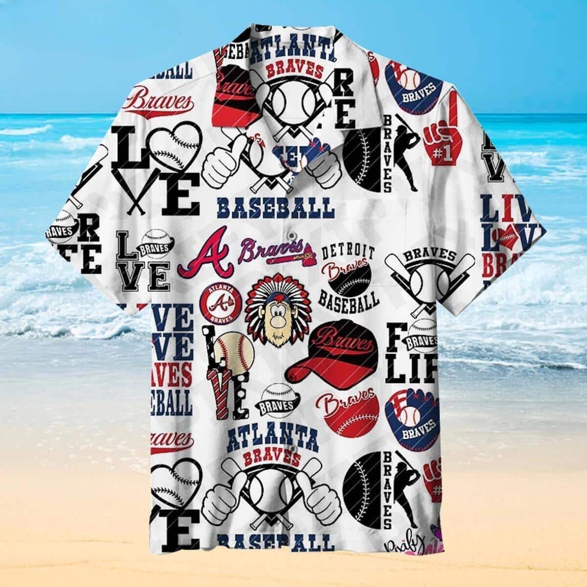 Atlanta Braves Hawaiian Shirt MLB Gift For Sport Fans Atlanta Braves Hawaiian Shirt MLB Gift For Sport Fans