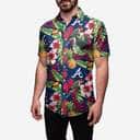 Atlanta Braves Hawaiian Shirt Tropical Pattern Beach Lovers Gift Atlanta Braves Hawaiian Shirt Tropical Pattern Beach Lovers Gift