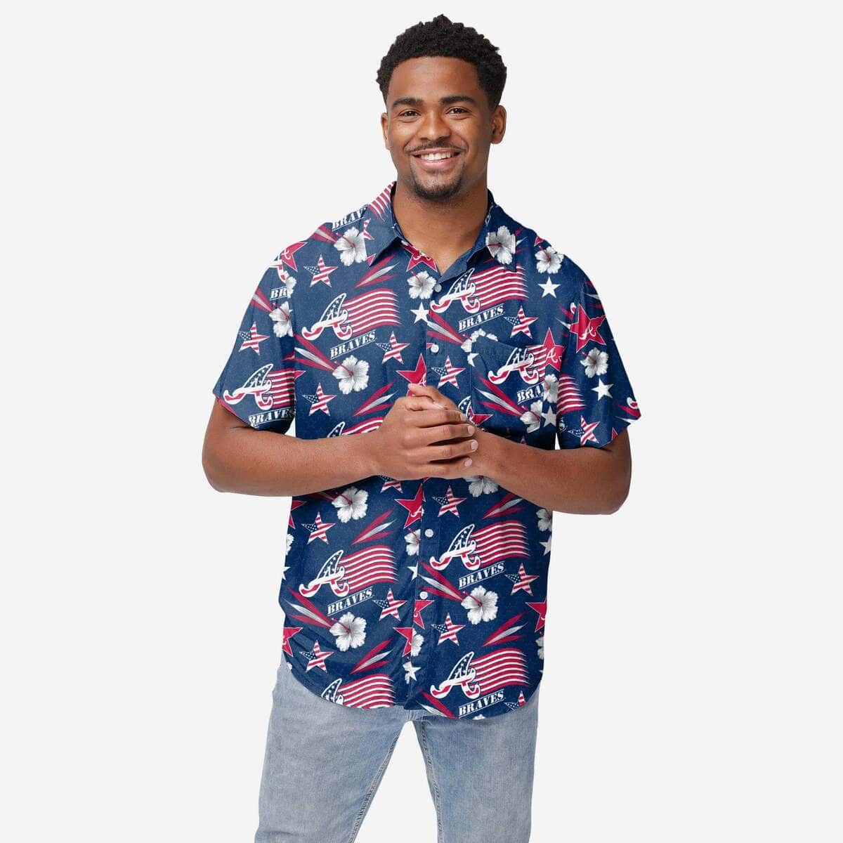 Atlanta Braves Hawaiian Shirt MLB Gift For Baseball Coach Atlanta Braves Hawaiian Shirt MLB Gift For Baseball Coach