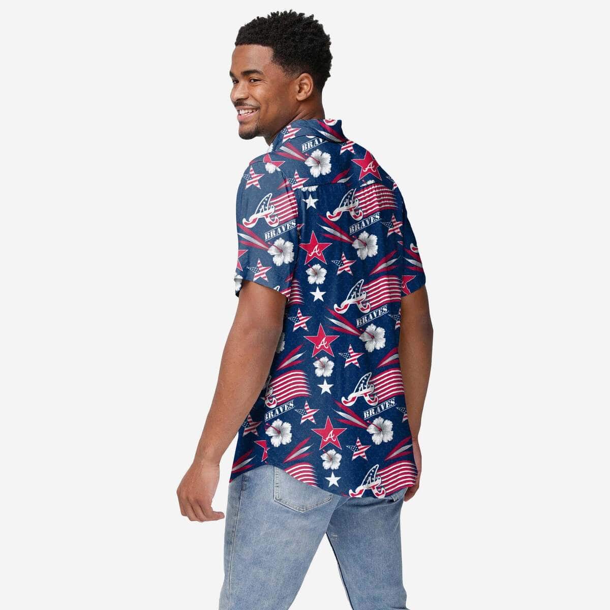 Atlanta Braves Hawaiian Shirt MLB Gift For Baseball Coach Atlanta Braves Hawaiian Shirt MLB Gift For Baseball Coach