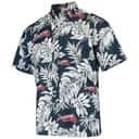 Navy Aloha Atlanta Braves Hawaiian Shirt Gift For Sport Fans
