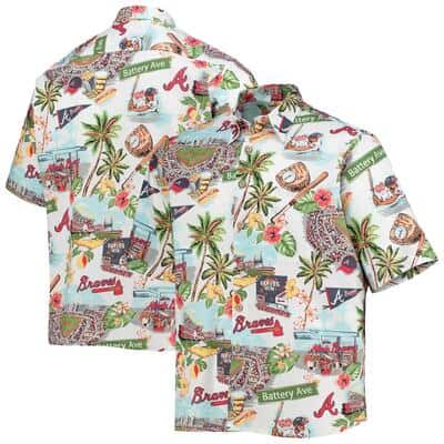 Vintage Atlanta Braves Hawaiian Shirt Sports Gift For Dad Vintage Atlanta Braves Hawaiian Shirt Sports Gift For Dad