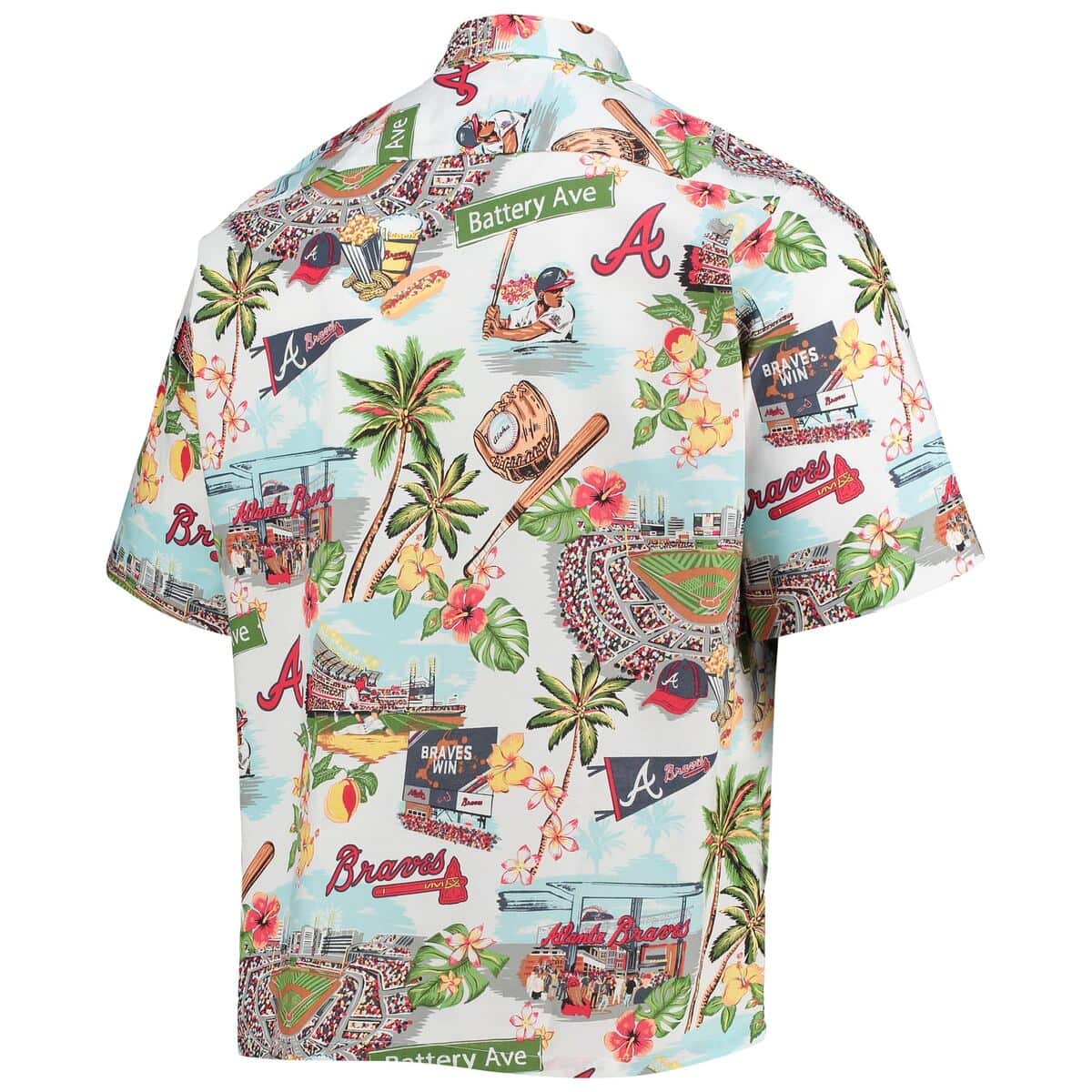 Vintage Atlanta Braves Hawaiian Shirt Sports Gift For Dad Vintage Atlanta Braves Hawaiian Shirt Sports Gift For Dad