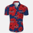 MLB Atlanta Braves Hawaiian Shirt Hibiscus Flower Pattern MLB Atlanta Braves Hawaiian Shirt Hibiscus Flower Pattern