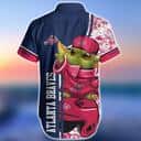 Baby Yoda Star Wars Atlanta Braves Hawaiian Shirt Gift For Baseball Coach