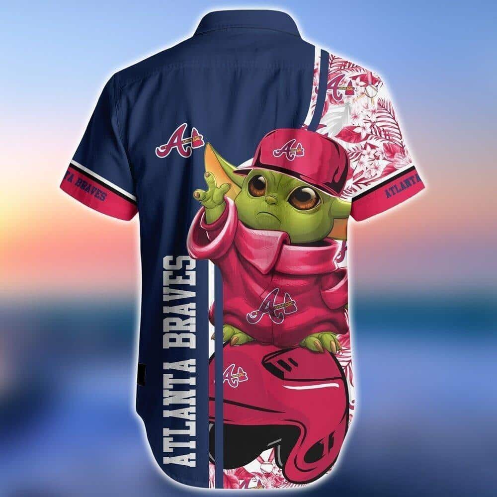 Baby Yoda Star Wars Atlanta Braves Hawaiian Shirt Gift For Baseball Coach Baby Yoda Star Wars Atlanta Braves Hawaiian Shirt Gift For Baseball Coach