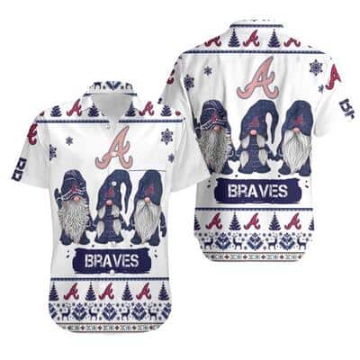 Gnomes Atlanta Braves Hawaiian Shirt Christmas Gift For Baseball Lovers Gnomes Atlanta Braves Hawaiian Shirt Christmas Gift For Baseball Lovers