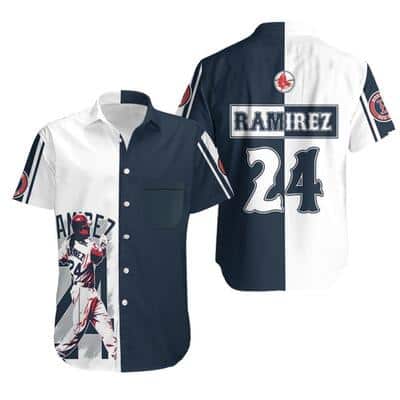 Manny Ramirez 24 Boston Red Sox Hawaiian Shirt Baseball Fans Gift Manny Ramirez 24 Boston Red Sox Hawaiian Shirt Baseball Fans Gift