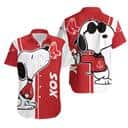 Snoopy Boston Red Sox Hawaiian Shirt For Baseball Fans