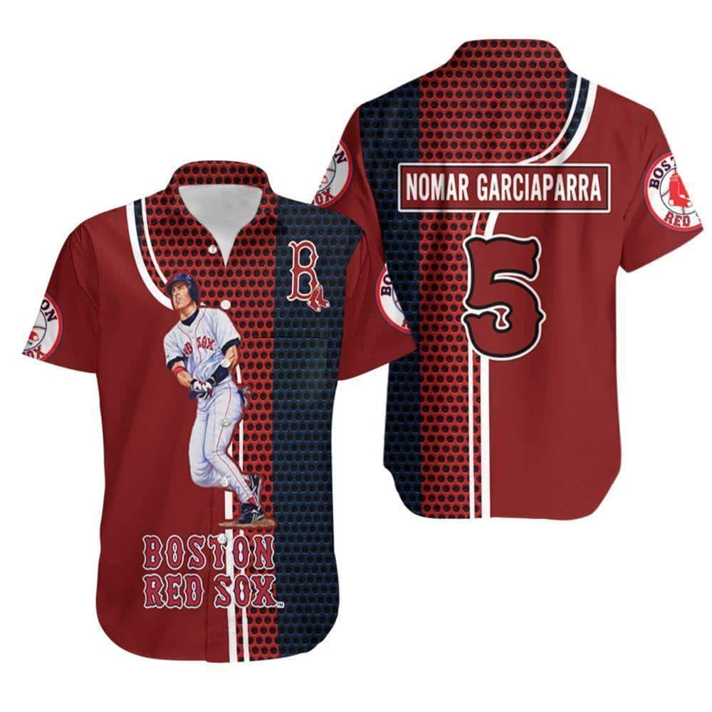 Nomar Garciaparra Boston Red Sox Hawaiian Shirt Gift For Baseball Fans Nomar Garciaparra Boston Red Sox Hawaiian Shirt Gift For Baseball Fans