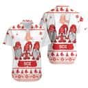 Gnomes Boston Red Sox Hawaiian Shirt Christmas Gift For Baseball Lovers