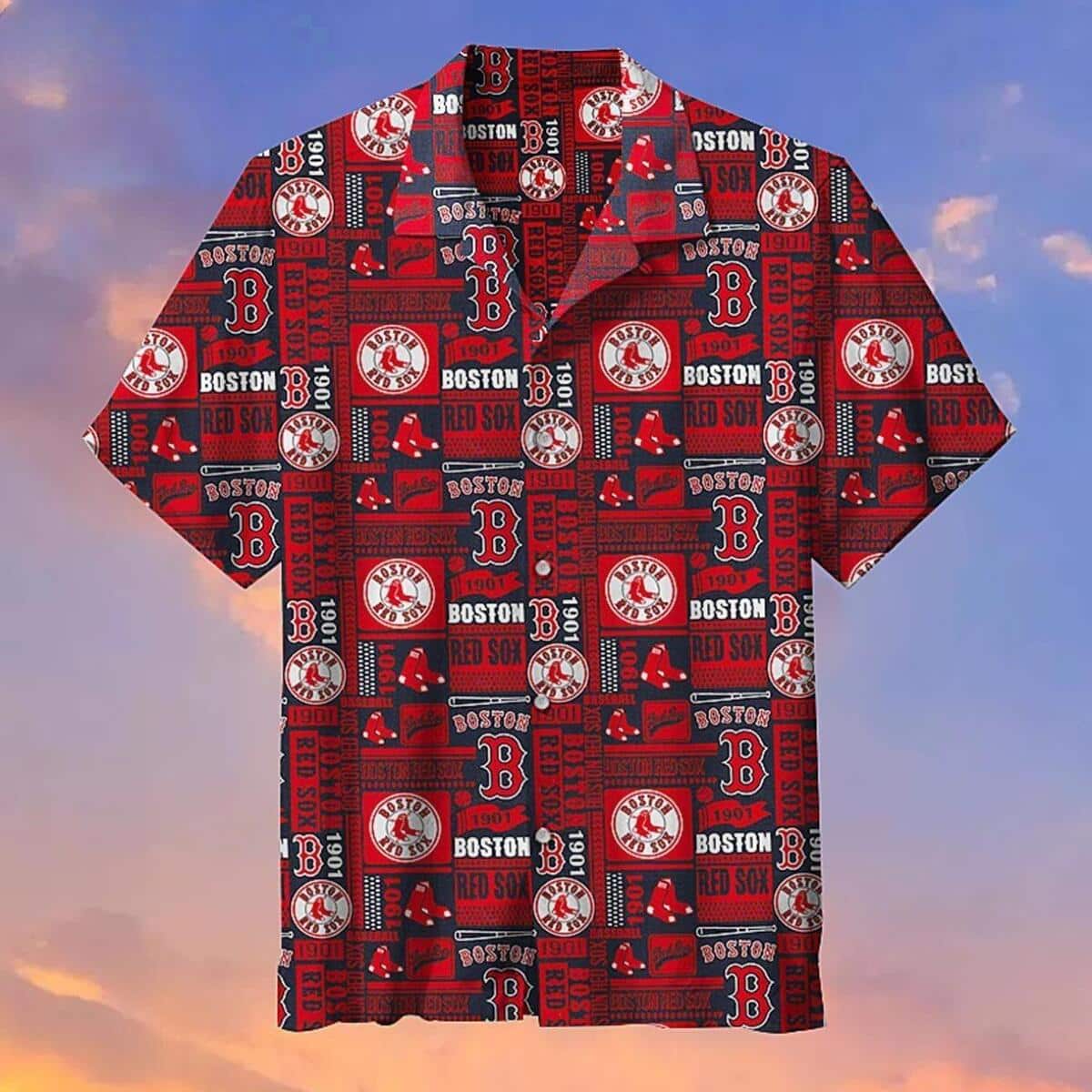 Boston Red Sox Hawaiian Shirt Gift For Baseball Players Boston Red Sox Hawaiian Shirt Gift For Baseball Players