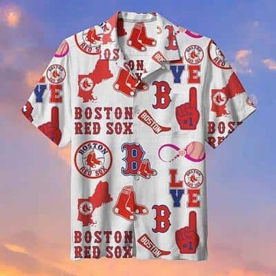 Boston Red Sox Hawaiian Shirt Beach Gift For Sport Fans