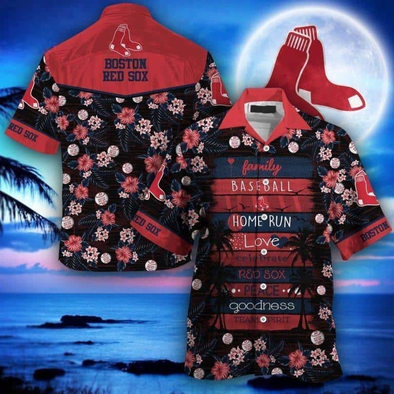 MLB Boston Red Sox Hawaiian Shirt Best Beach Gift MLB Boston Red Sox Hawaiian Shirt Best Beach Gift