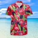 Boston Red Sox Champions Hawaiian Shirt Flamingo Pattern Gift For Beach Lovers