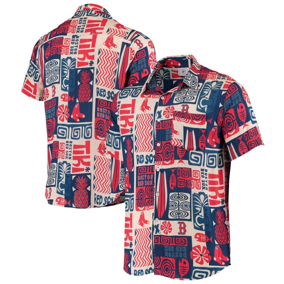 Boston Red Sox Hawaiian Shirt Gift For Sports Lovers Boston Red Sox Hawaiian Shirt Gift For Sports Lovers