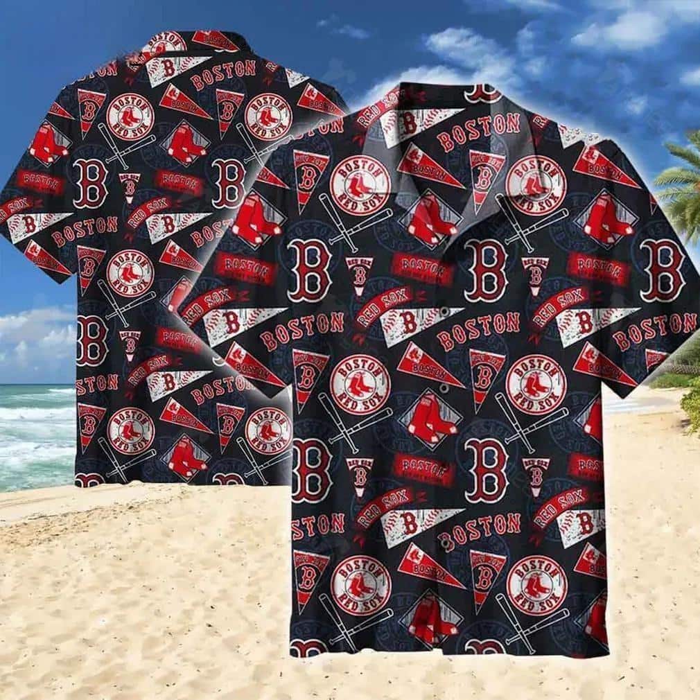 MLB Boston Red Sox Hawaiian Shirt Sports Gift For Dad MLB Boston Red Sox Hawaiian Shirt Sports Gift For Dad
