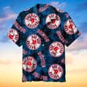 Boston Red Sox Hawaiian Shirt Gift For Baseball Coach