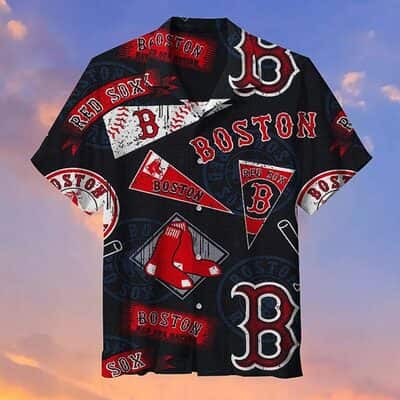 Boston Red Sox Hawaiian Shirt Great Gift for Baseball Lovers Boston Red Sox Hawaiian Shirt Great Gift for Baseball Lovers