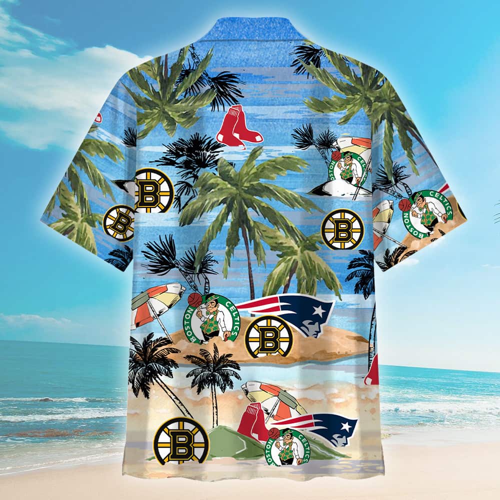 Boston Celtics Boston Red Sox Hawaiian Shirt Sport Gift For Beach Lovers Boston Celtics Boston Red Sox Hawaiian Shirt Sport Gift For Beach Lovers