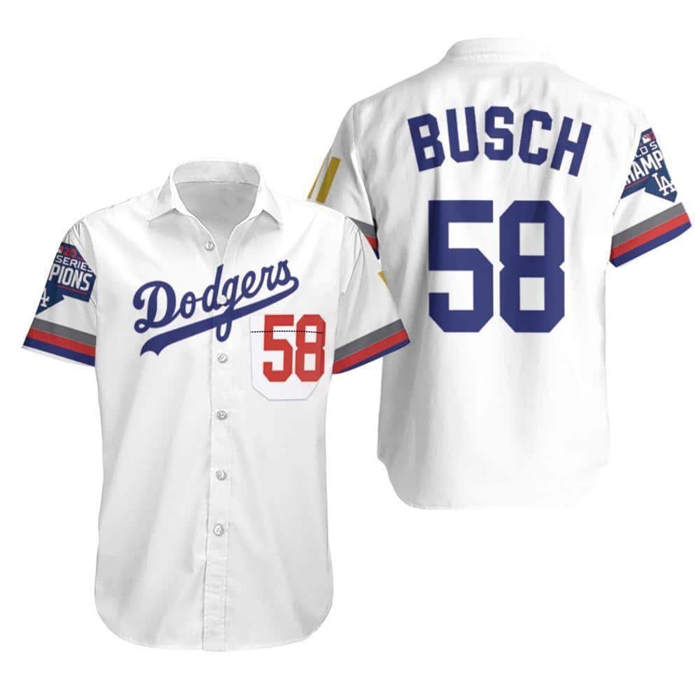White Los Angeles Dodgers Hawaiian Shirt Gift For Baseball Fans White Los Angeles Dodgers Hawaiian Shirt Gift For Baseball Fans