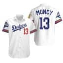 MLB Muncy 13 Los Angeles Dodgers Hawaiian Shirt MLB Muncy 13 Los Angeles Dodgers Hawaiian Shirt