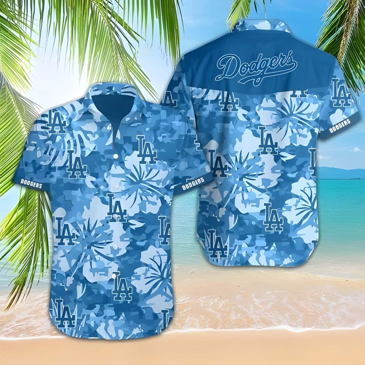 Los Angeles Dodgers Hawaiian Shirt Beach Gift For Baseball Fans