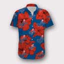 Los Angeles Dodgers Hawaiian Shirt Red Hibiscus Flower Beach Gift For Friend Los Angeles Dodgers Hawaiian Shirt Red Hibiscus Flower Beach Gift For Friend