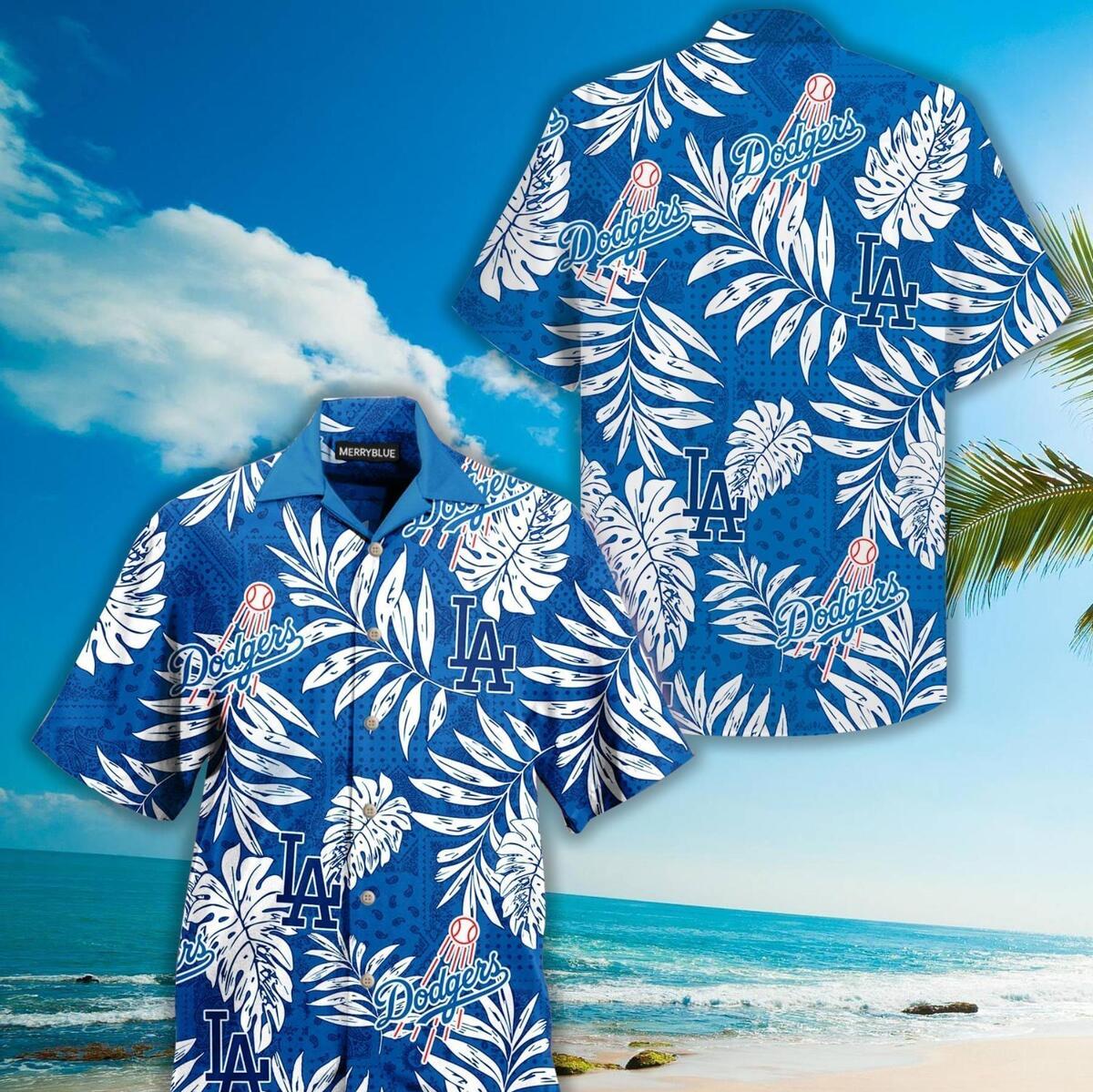 Los Angeles Dodgers Hawaiian Shirt Summer Beach Gift For Baseball Fans