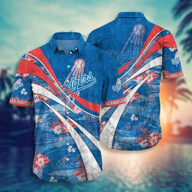 Los Angeles Dodgers Hawaiian Shirt Gift For Baseball Coach