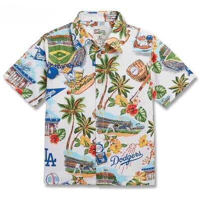 Vintage Los Angeles Dodgers Hawaiian Shirt Gift For Sport Fans Vintage Los Angeles Dodgers Hawaiian Shirt Gift For Sport Fans