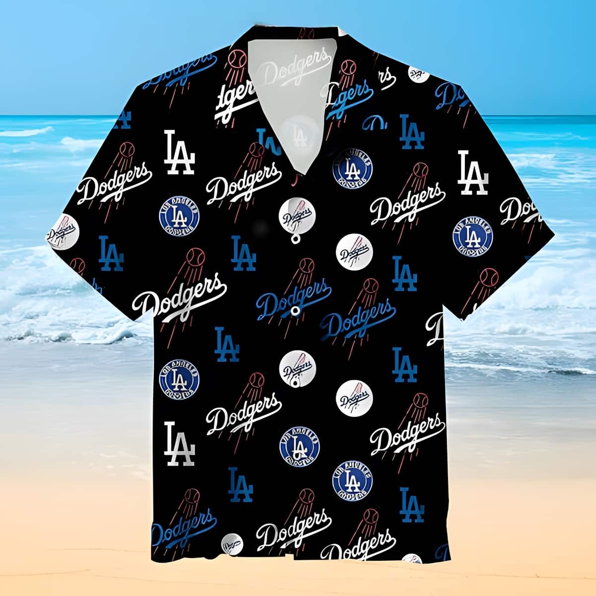 Los Angeles Dodgers Hawaiian Shirt Father's Day Gift Baseball Fans Los Angeles Dodgers Hawaiian Shirt Father's Day Gift Baseball Fans