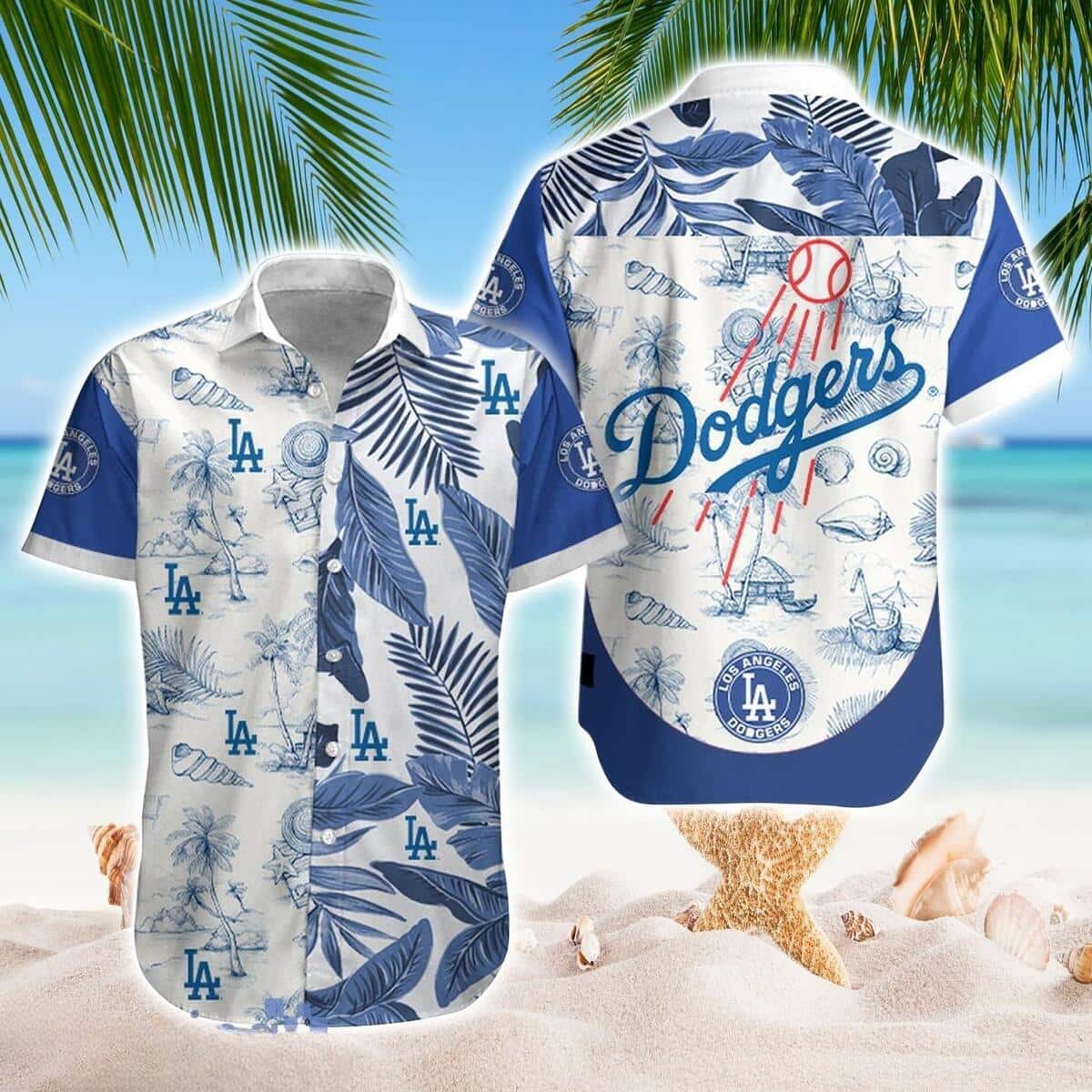 Los Angeles Dodgers Hawaiian Shirt Birthday Gift For Beach Lovers Los Angeles Dodgers Hawaiian Shirt Birthday Gift For Beach Lovers