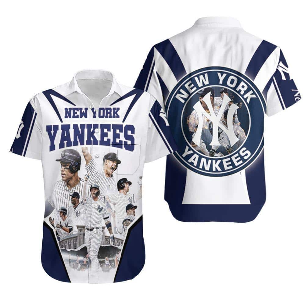 New York Yankees Hawaiian Shirt Beach Gift For Sports Lovers New York Yankees Hawaiian Shirt Beach Gift For Sports Lovers