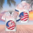 New York Yankees Hawaiian Shirt Fireworks Independence Day