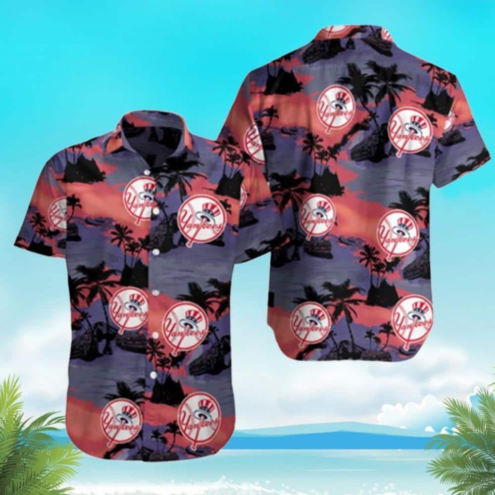 MLB New York Yankees Hawaiian Shirt Summer Gift For Baseball Fans MLB New York Yankees Hawaiian Shirt Summer Gift For Baseball Fans