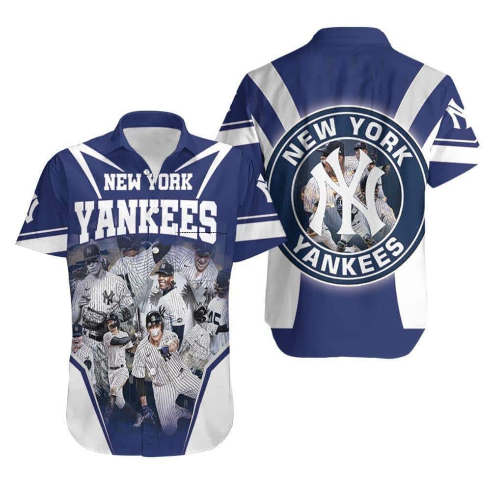 MLB New York Yankees Hawaiian Shirt Birthday Gift For Baseball Boyfriend MLB New York Yankees Hawaiian Shirt Birthday Gift For Baseball Boyfriend