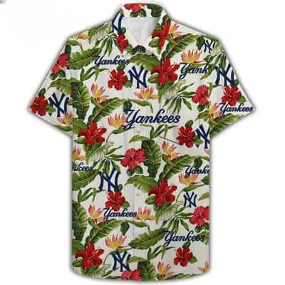 MLB New York Yankees Hawaiian Shirt Beach Gift For Friend MLB New York Yankees Hawaiian Shirt Beach Gift For Friend