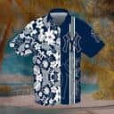 Navy Aloha New York Yankees Hawaiian Shirt Summer Holiday Gift Navy Aloha New York Yankees Hawaiian Shirt Summer Holiday Gift