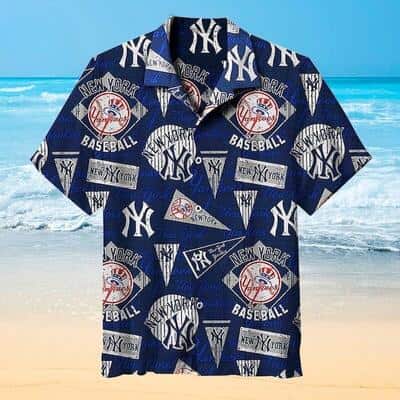 Baseball New York Yankees Hawaiian Shirt Summer Gift For Friend Baseball New York Yankees Hawaiian Shirt Summer Gift For Friend