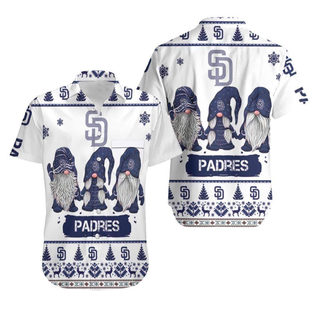 Gnomes San Diego Padres Hawaiian Shirt Christmas Gift For Baseball Lovers Gnomes San Diego Padres Hawaiian Shirt Christmas Gift For Baseball Lovers