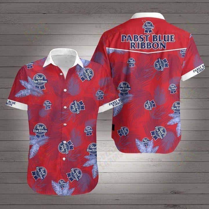 Pabst Blue Ribbon Beer Hawaiian Shirt Summer Beach Gift Pabst Blue Ribbon Beer Hawaiian Shirt Summer Beach Gift