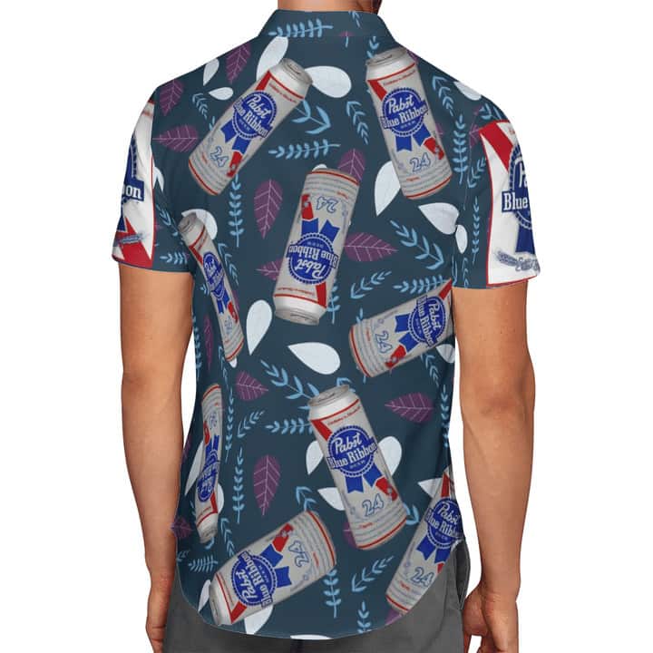 Pabst Blue Ribbon Beer Hawaiian Shirt Gift For Beer Drinkers Pabst Blue Ribbon Beer Hawaiian Shirt Gift For Beer Drinkers