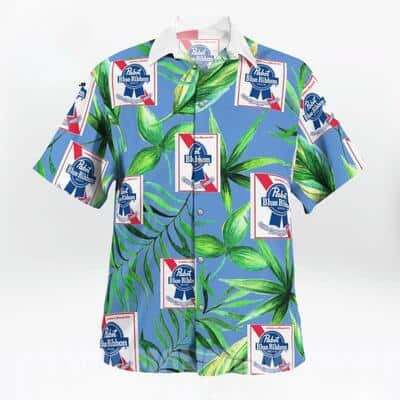 Pabst Blue Ribbon Beer Hawaiian Shirt Gift For Beach Trip Pabst Blue Ribbon Beer Hawaiian Shirt Gift For Beach Trip