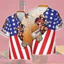 Captain Morgan Hawaiian Shirt Us Flag Best Beach Gift