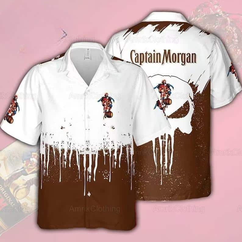 Captain Morgan Hawaiian Shirt Rum Gift For Him Captain Morgan Hawaiian Shirt Rum Gift For Him