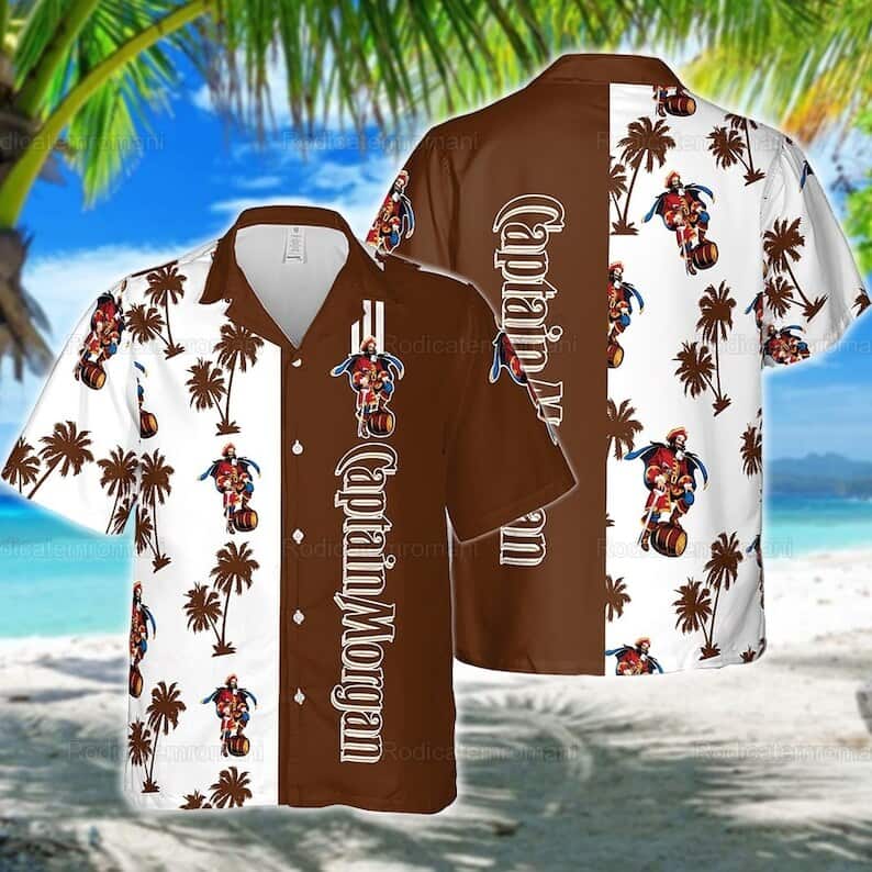 Captain Morgan Hawaiian Shirt Father's Day Gift For Beach Lovers Captain Morgan Hawaiian Shirt Father's Day Gift For Beach Lovers