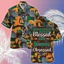 Miami Hurricanes Hawaiian Shirt Stress Blessed Obsessed Summer Beach Gift Miami Hurricanes Hawaiian Shirt Stress Blessed Obsessed Summer Beach Gift
